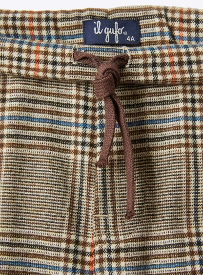 Il Gufo Plaid Trousers