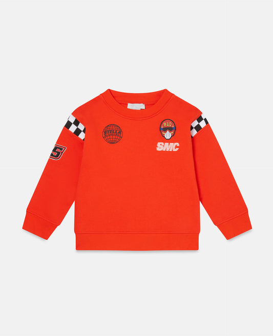 Stella McCartney Boys Sweatshirt w/ Motocross Print