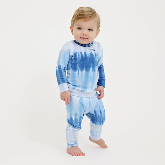 Noomie Gradient Tie Dye 2 Pc Pajama