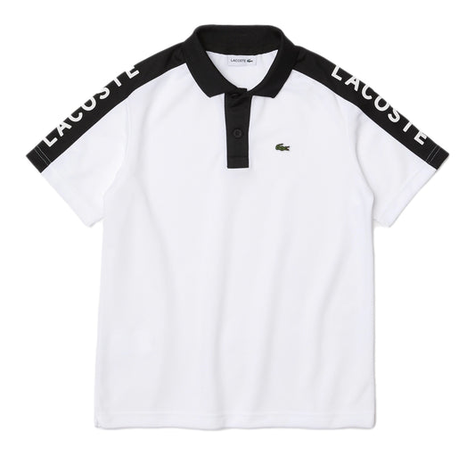 Lacoste Stripe Shoulder Polo Shirt