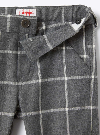Il Gufo Plaid Trousers