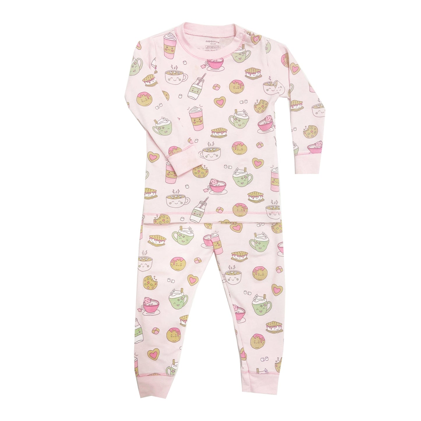 Noomie 2 Pc Milk & Cookie Pajama