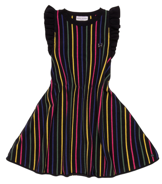 Sonia Rykiel Edelweiss Ruffle Shoulder "Mini Me" Knit Dress
