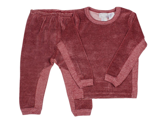 Coccoli Toddler Velour Striped 2PC Pajama