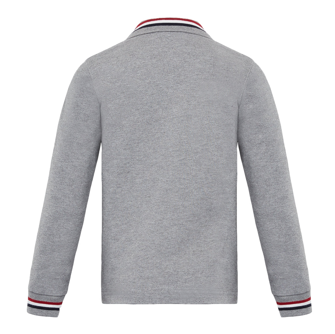 Moncler Long Sleeve Flag Stripe Polo