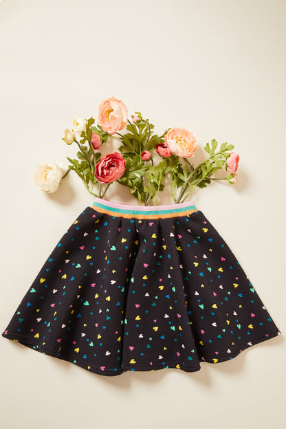 Sonia Rykiel Fire Hearts Skirt