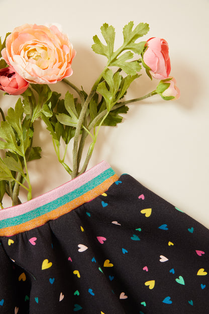 Sonia Rykiel Fire Hearts Skirt