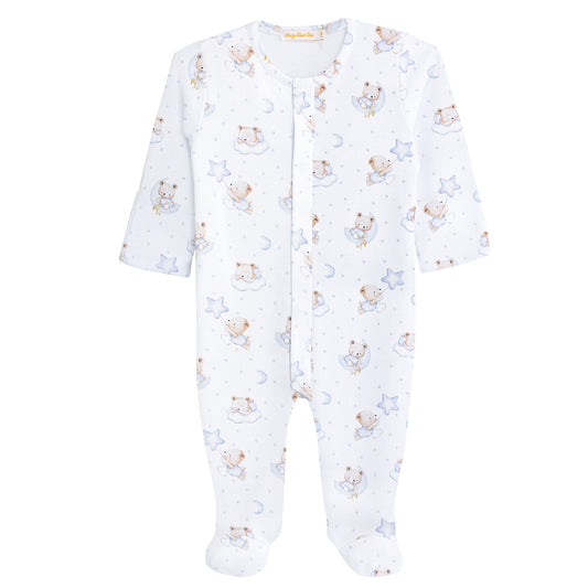 Baby Club Chic Sleep Tight Bear Footie (Pink and Blue Colors Available)