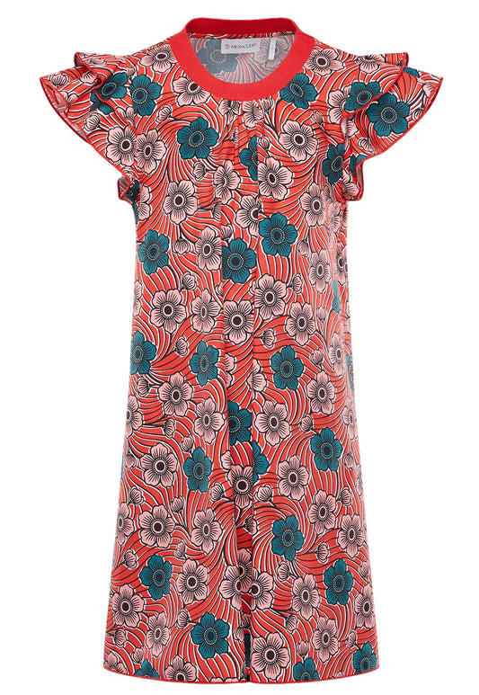 Moncler Abito Retro Floral Dress