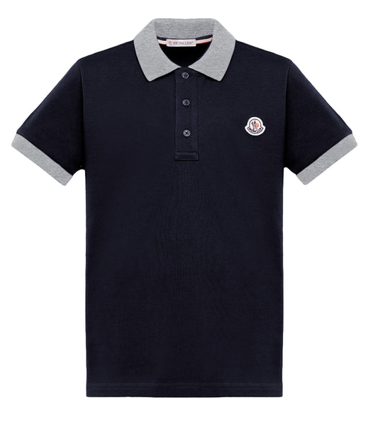 Moncler Maglia Contrast Collar Polo Shirt