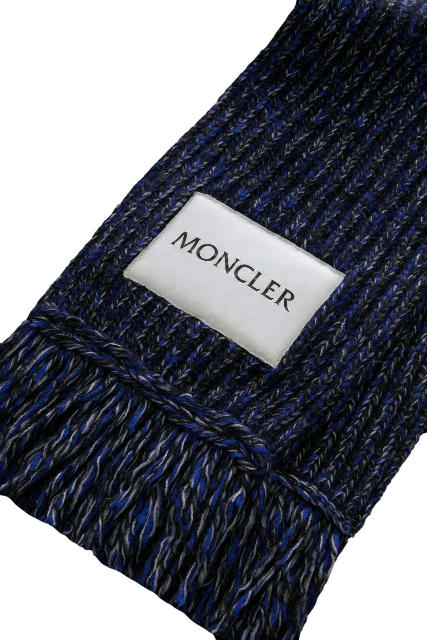 Moncler English Rib Cable Knit Scarf