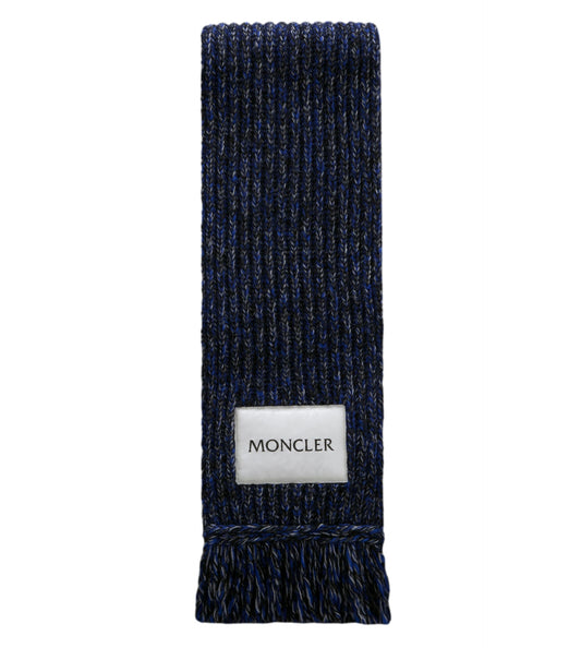 Moncler English Rib Cable Knit Scarf