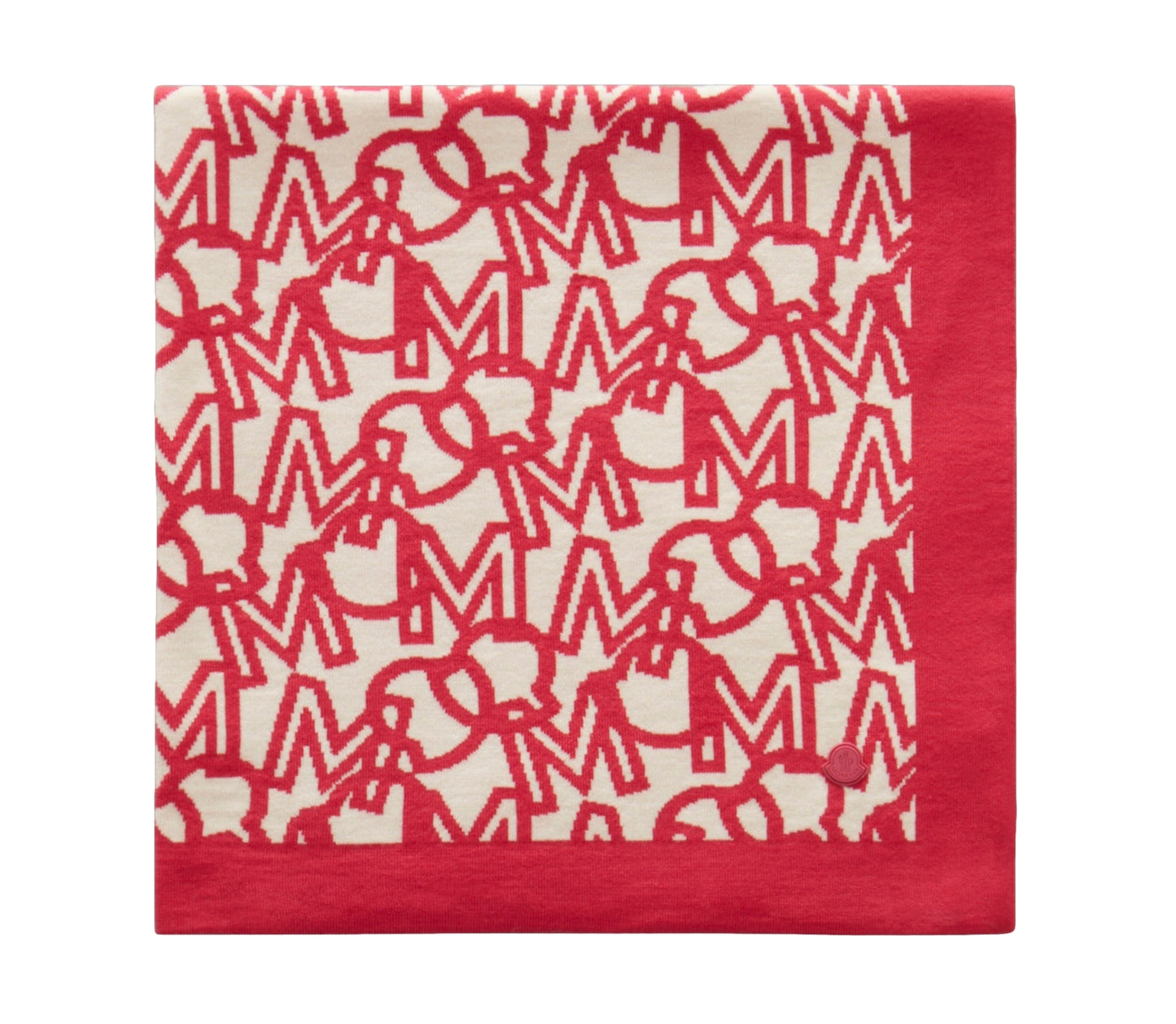 Moncler Baby Girl Monogrammed Knit Blanket