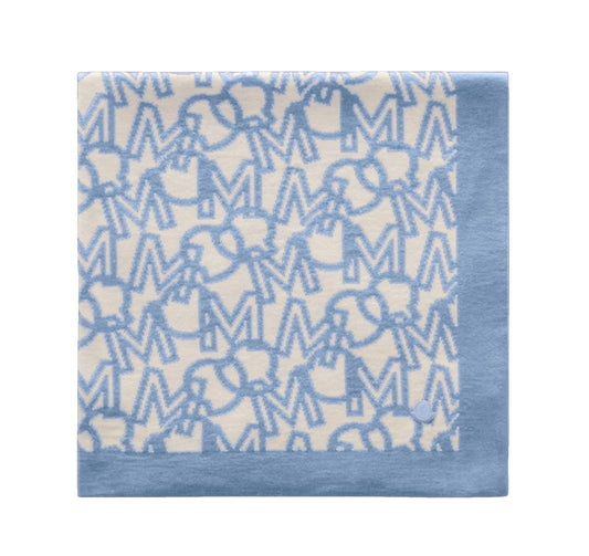 Moncler Baby Boy Monogrammed Knit Blanket