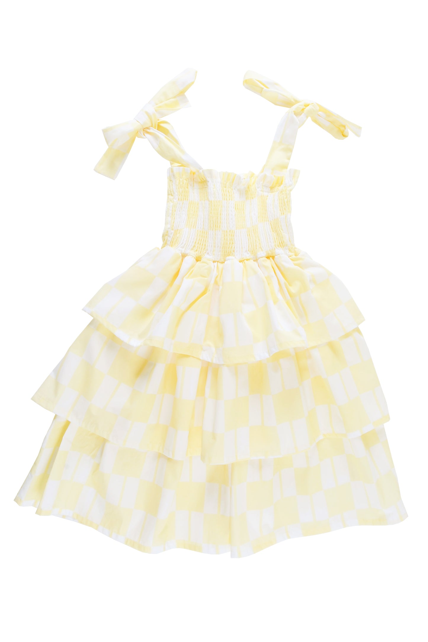 Loud Apparel Hope Sleeveless Checkered Dress
