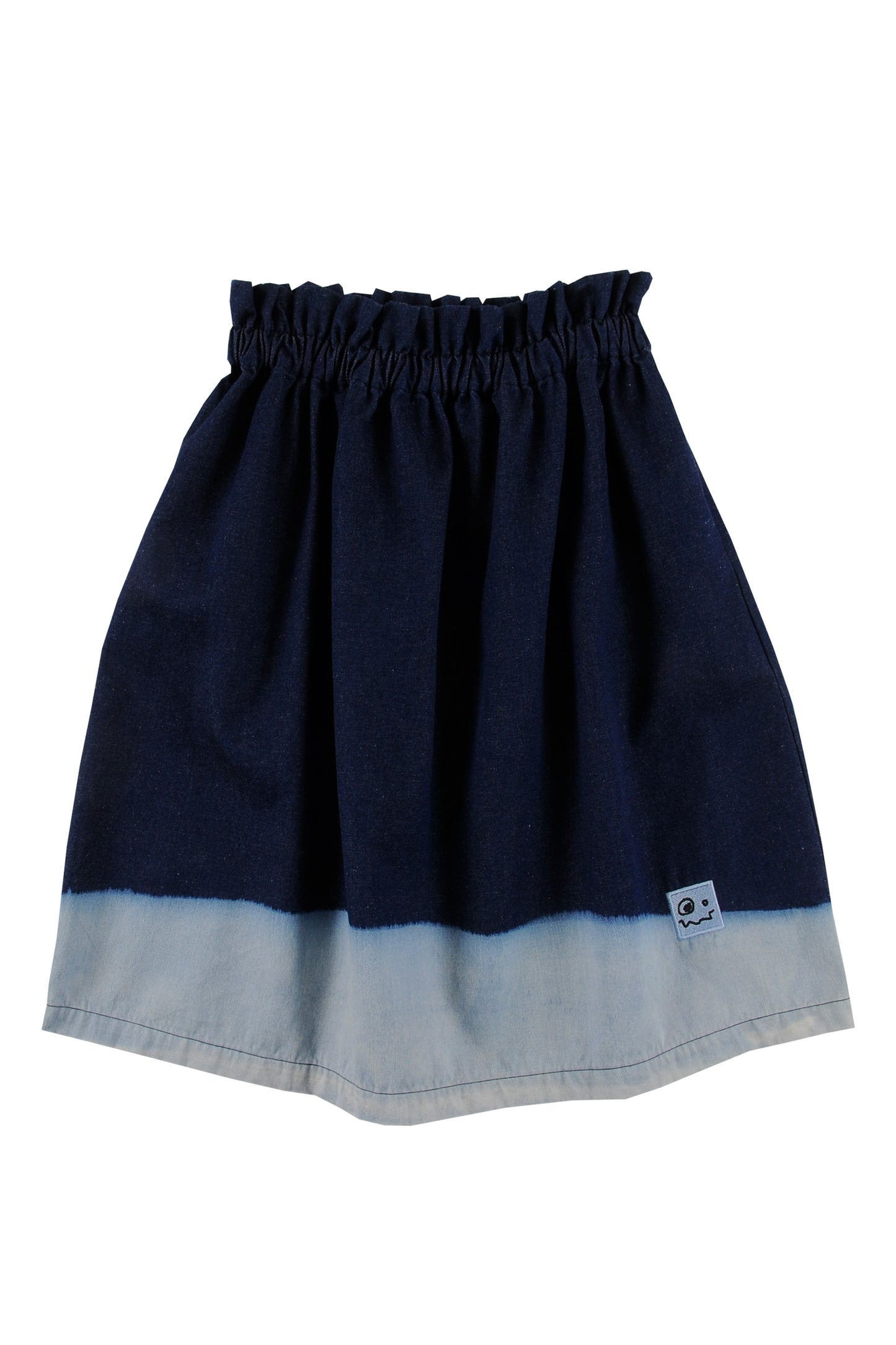 Loud Apparel Amaze Dip Dyed Denim Skirt