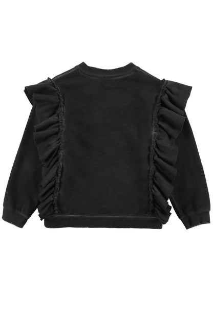Loud Apparel Song Ruffle Sweater