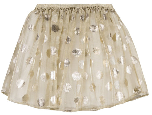 Lili Gaufrette Grata Polka Dot Tulle Skirt