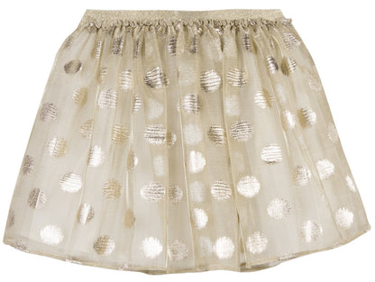 Lili Gaufrette Grata Polka Dot Tulle Skirt