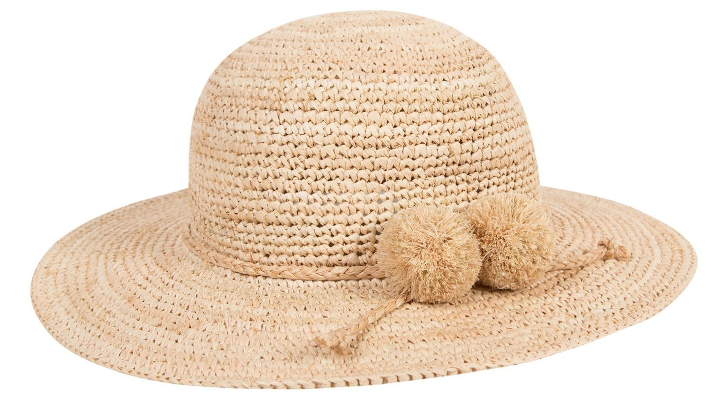 Lili Gaufrette Greatwood Woven Straw Sunhat