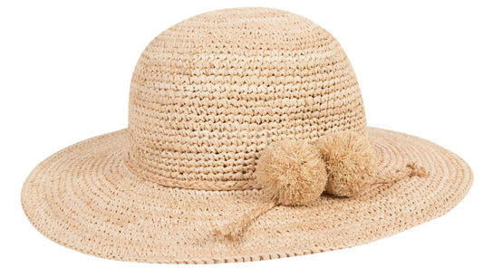 Lili Gaufrette Greatwood Woven Straw Sunhat