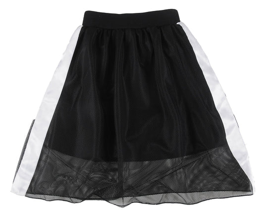 Loud Apparel Peak Motif Applique Knee Length Skirt