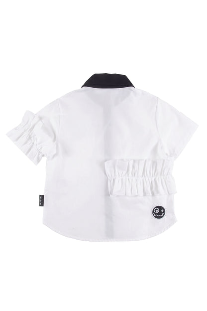 Loud Apparel Roller Ruffle Collar Shirt