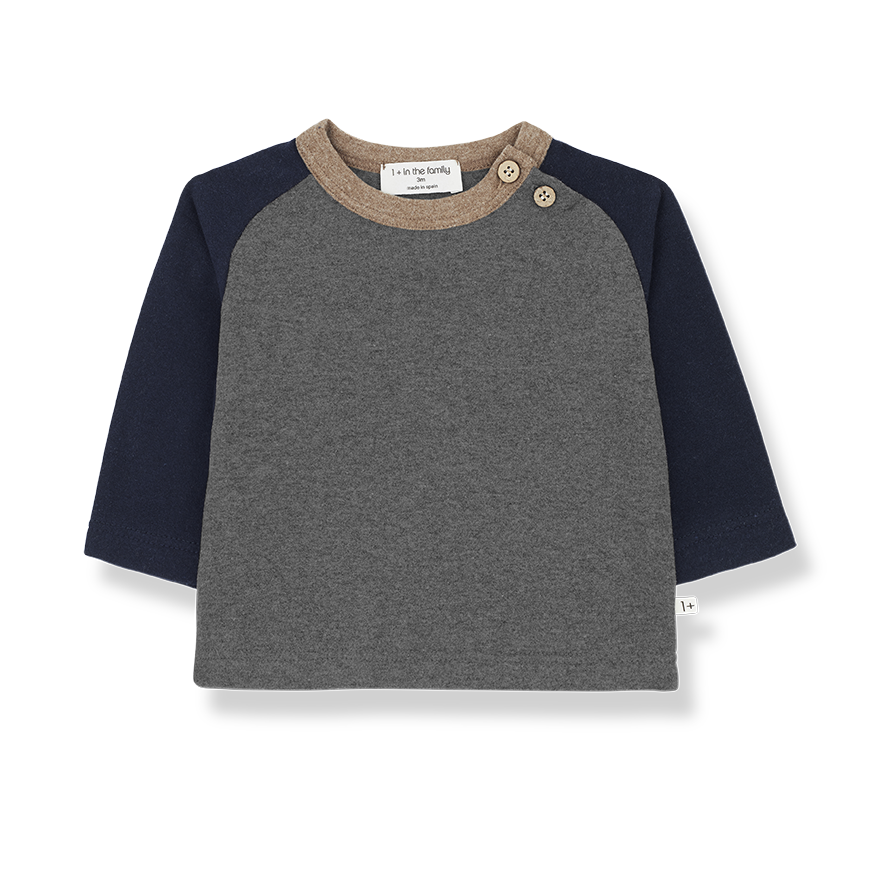 One + In the Family Guim-Marti 2pc Patch Sweater Set