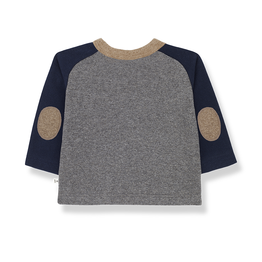One + In the Family Guim-Marti 2pc Patch Sweater Set