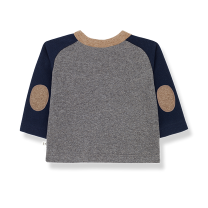 One + In the Family Guim-Marti 2pc Patch Sweater Set