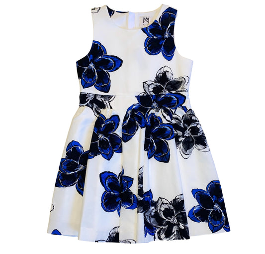 Milly Minis Magnolia Print and Flare Dress
