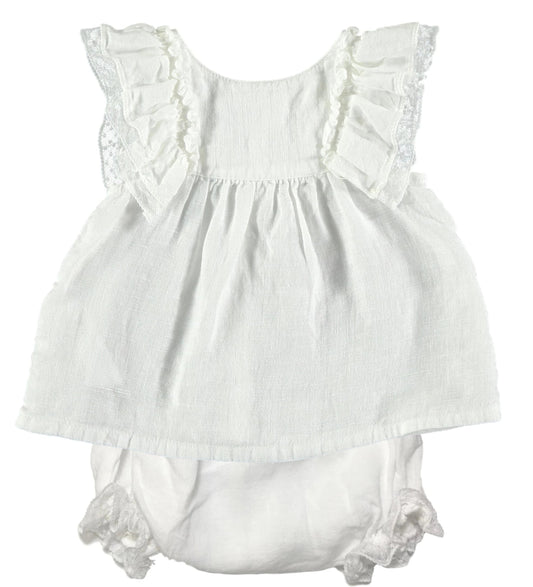 Violeta e Fredero Baby Girl Ari Ruffle Outfit Set