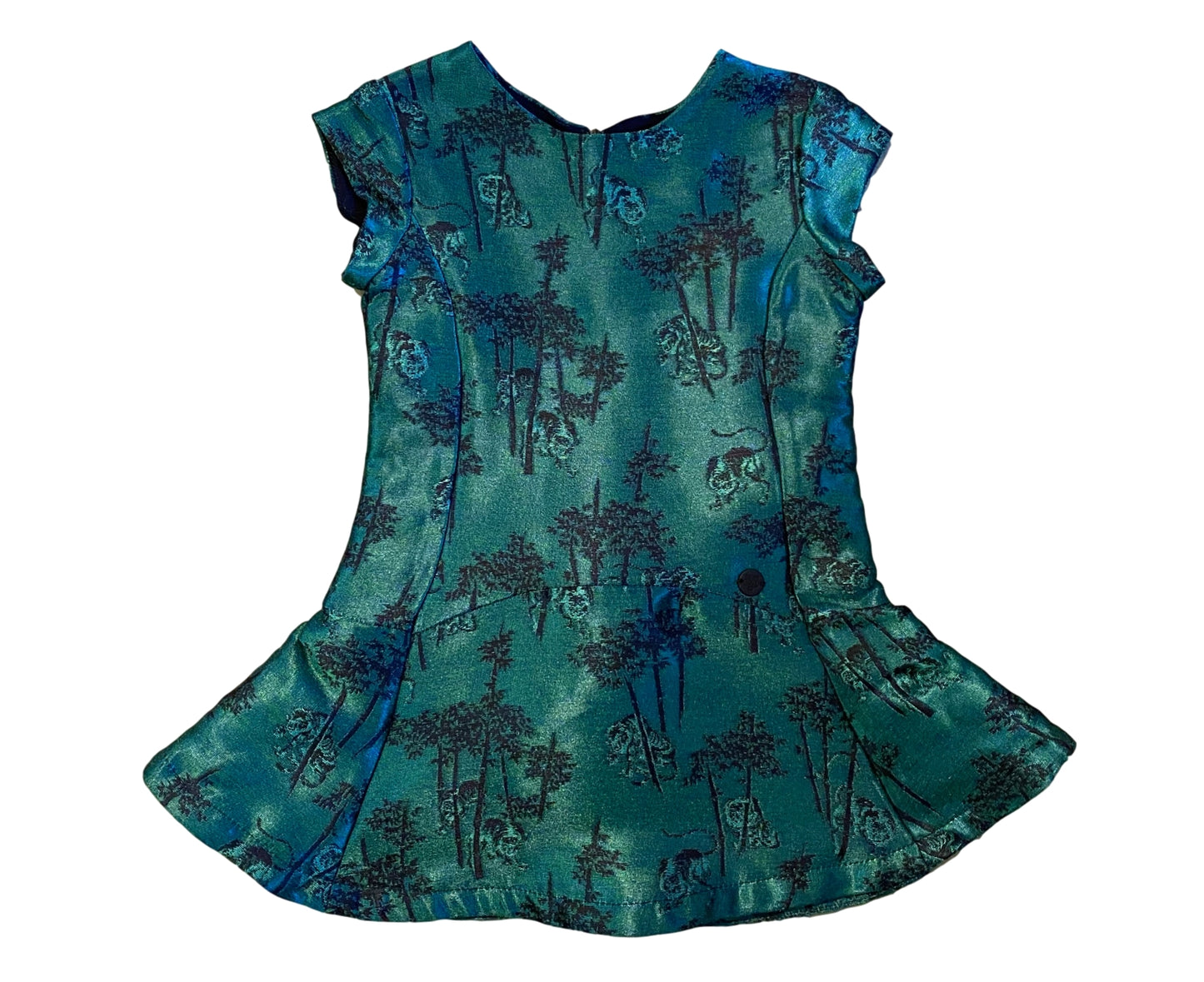 KZ80P-33-KI31028-B ASA Cap Sleeve Jacquard Dress
