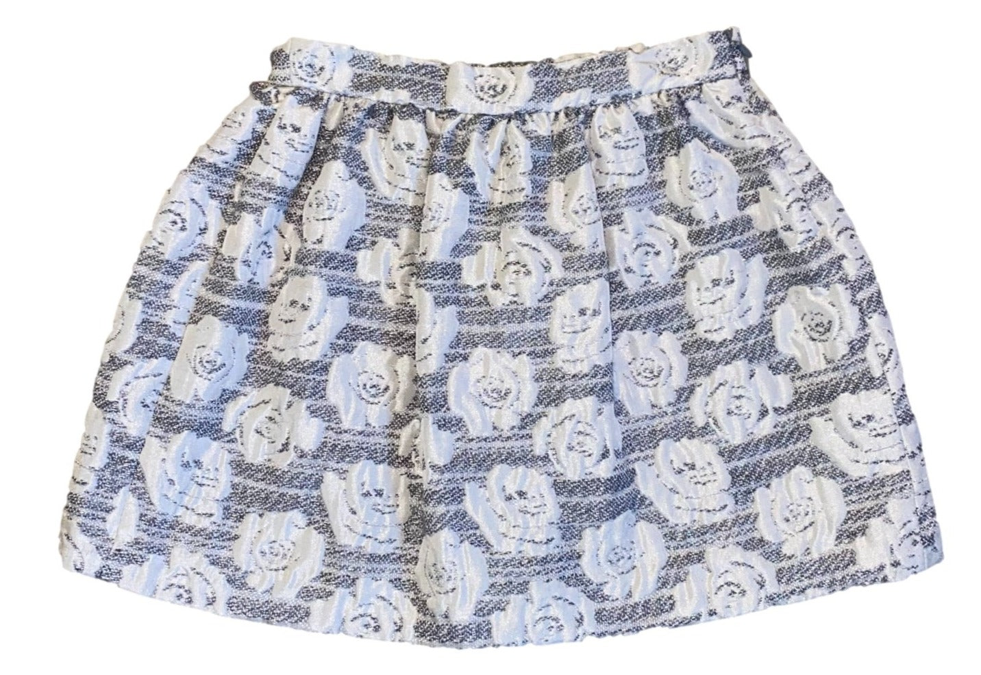 IG80N-24A-A Rosette printed skirt