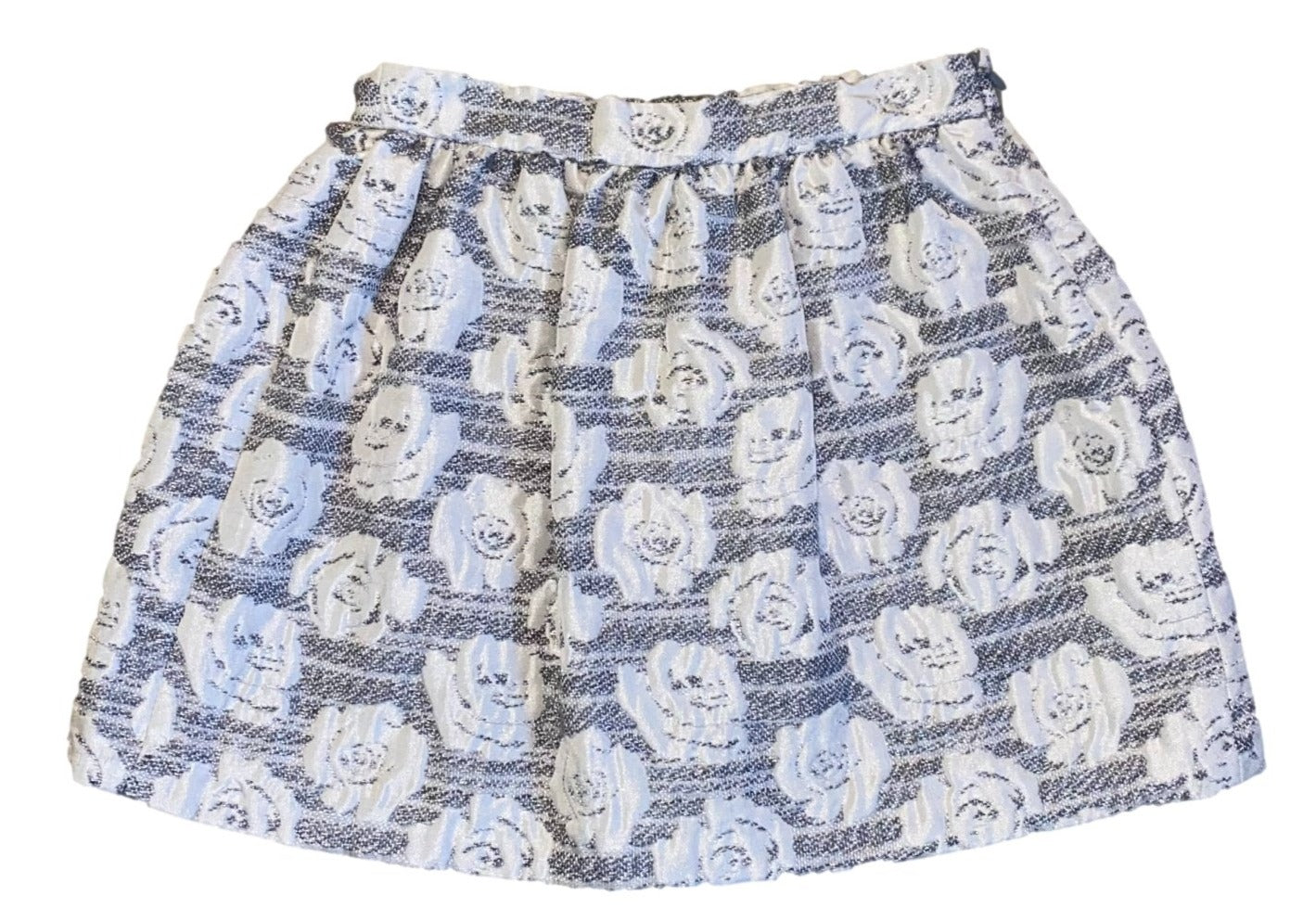 IG80N-24A-B Rosette printed skirt