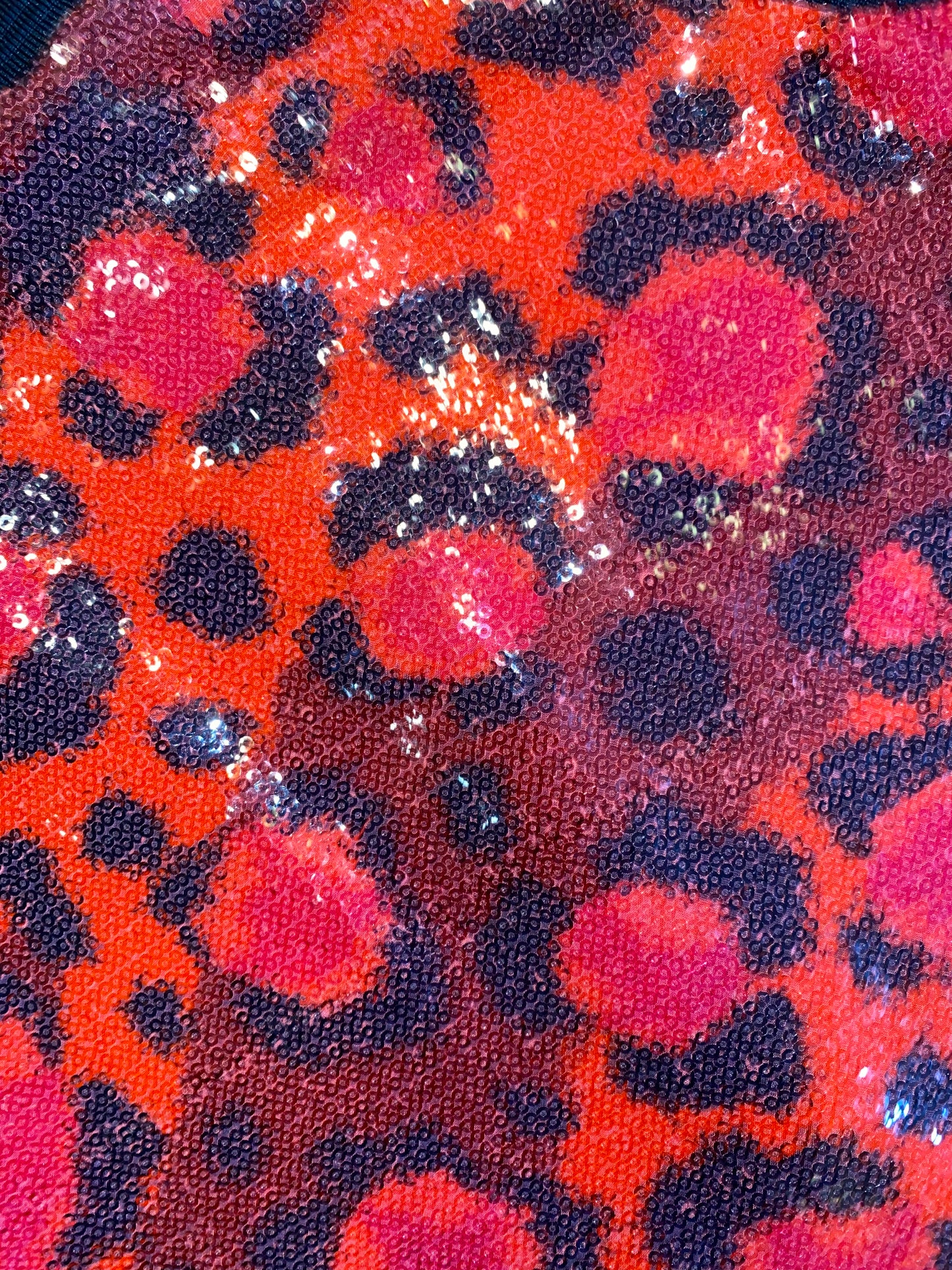 Kenzo Apie Leopard Sequin Dress