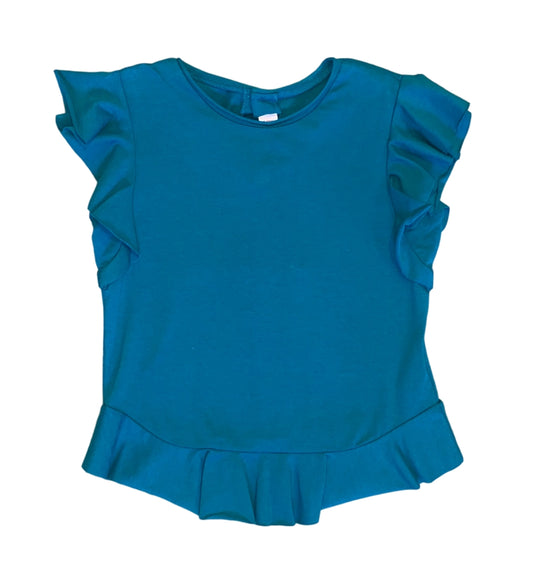 Il Gufo Jersey Peplum top