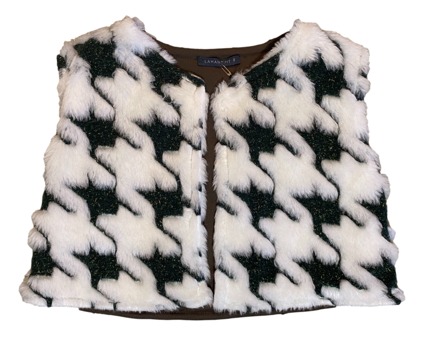 LI80P-06-Evelyn/P-B Fur Vest with insert