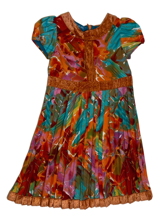 QQ80M-13-A SS Watercolor Dress