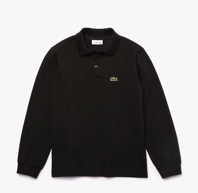 Lacoste Long Sleeve 3 Button Polo Shirt