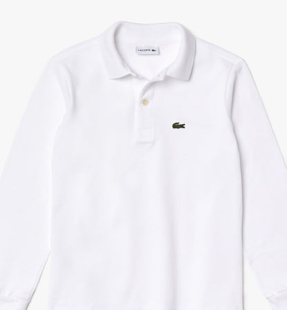 Lacoste Long Sleeve 3 Button Polo Shirt