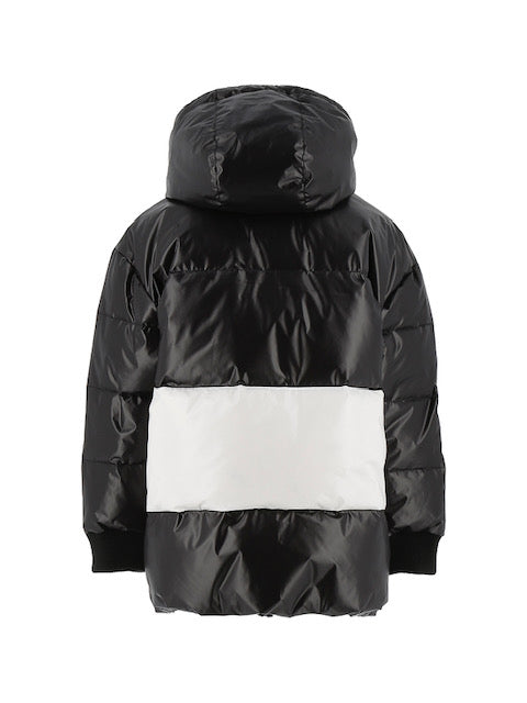 Add Outerwear Xauni Bicolor Hooded Down Jacket