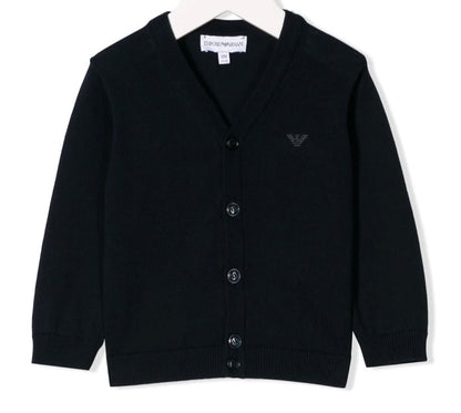 Armani Junior Essential V-Neck Cardigan