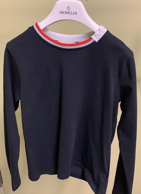 Moncler Maglia Long Sleeve Logo T-Shirt