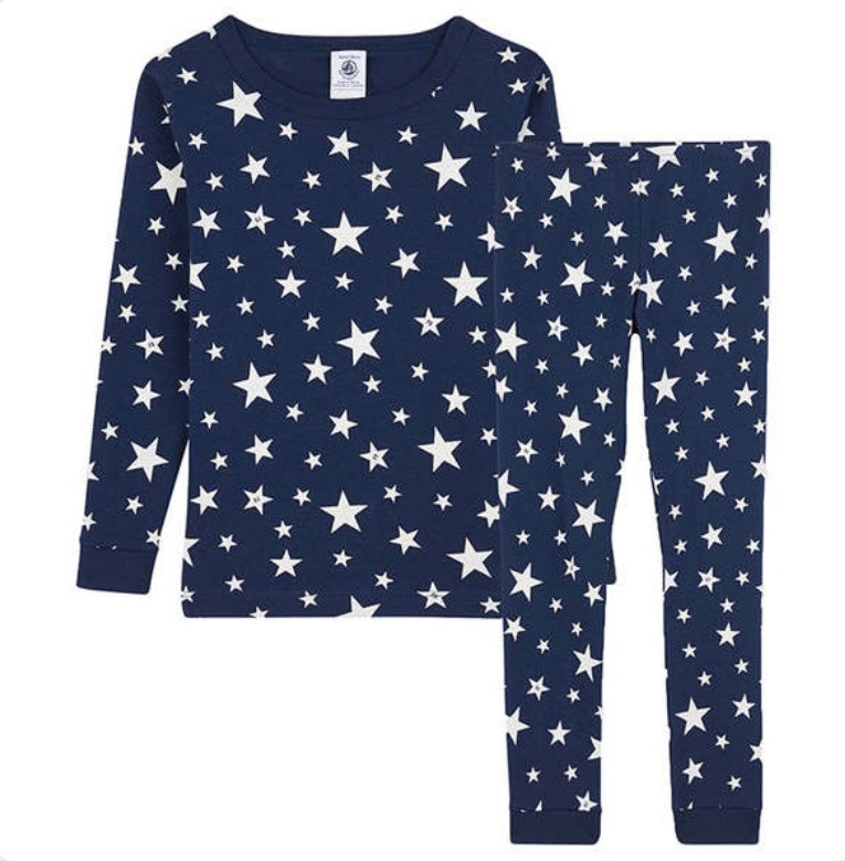 Petit Bateau Boys Star Print PJ's