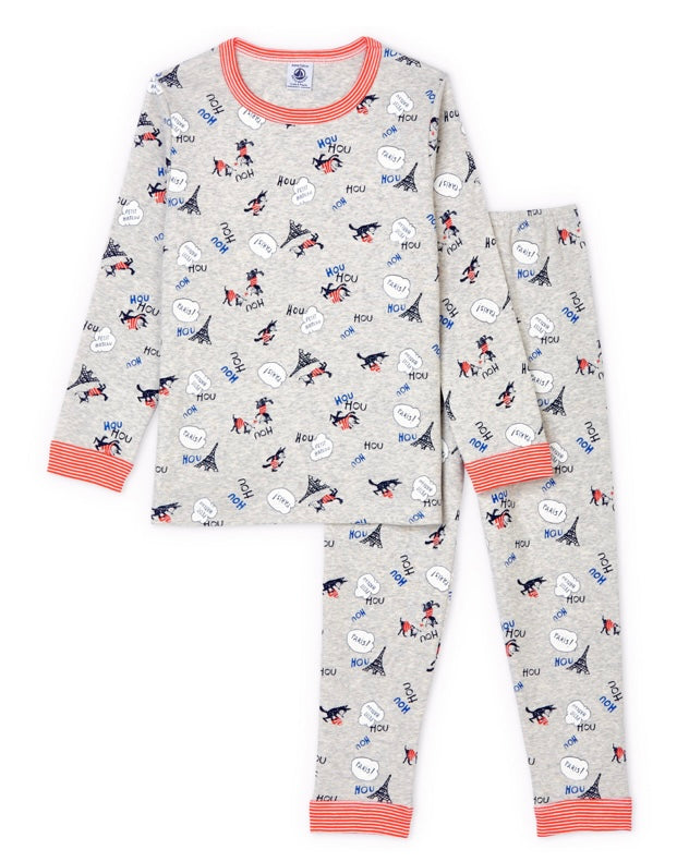 Petit Bateau Boys Tune Parisian Pajamas