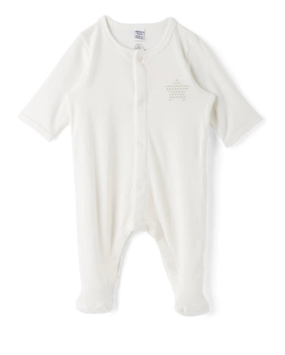 Petit Bateau Canova 4 PC Footie and Blanket Set