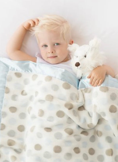 Little Giraffe Luxe Dot Blanket
