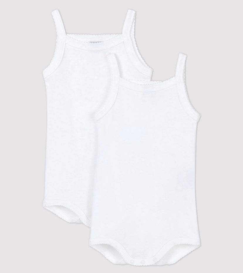 PB-15086 Thin Strap Sleeveless Body Suit 2 Pack