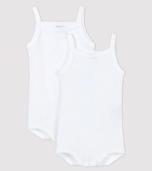 PB-15086 Thin Strap Sleeveless Body Suit 2 Pack